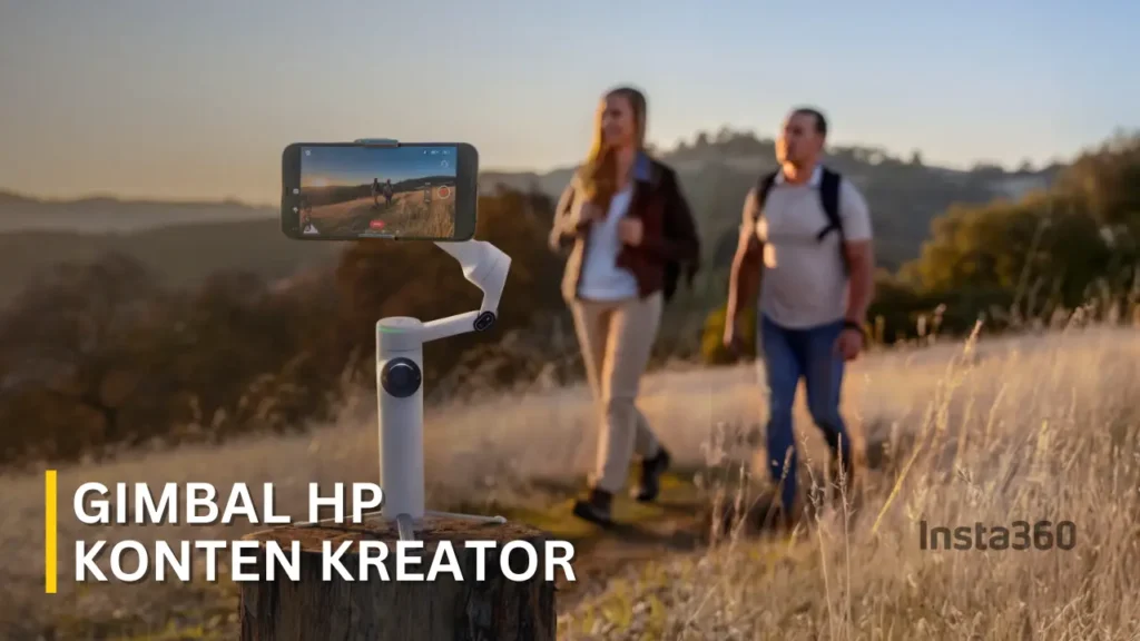 Gimbal HP Terbaik 2025 untuk Konten Kreator, ini dia Insta360 Flow 2 Pro!