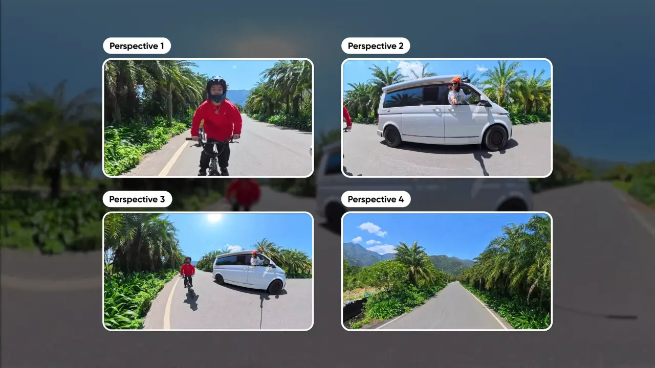 ONE CAMERA, ANY PERSPECTIVE